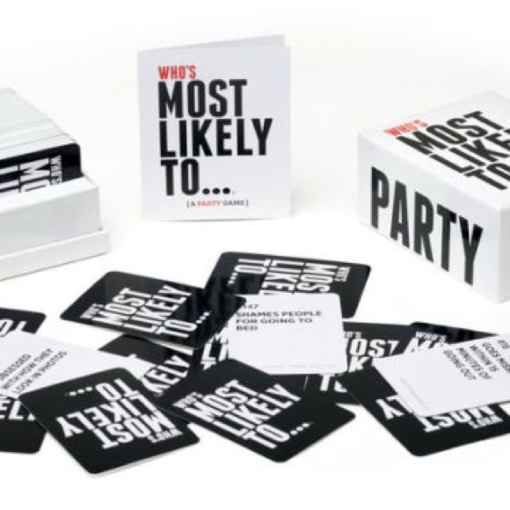 Who's Most Likely To Party Game - White - Picture 3 of 4